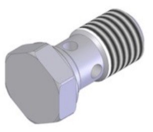 Bullone forato 3/8" per Dhollandia - USATO