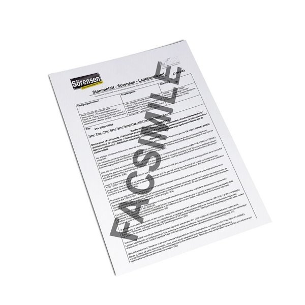 Certificato di Conformità CE Sorensen