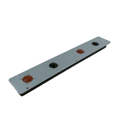 Foot control with plate large 70 mm for platform  in steel Dhollandia
