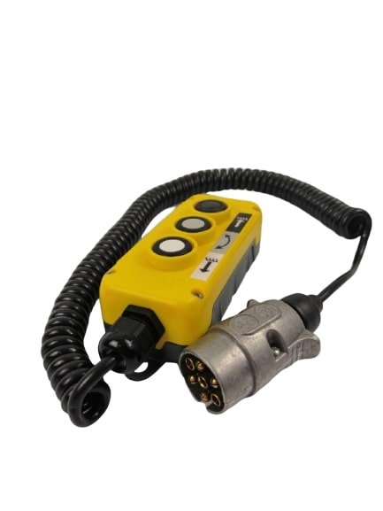 Hand control 3 button with spiral cable and plug Anteo