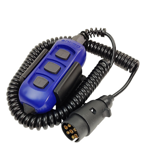 Hand control with spiral cable and plug 7 pole Anteo