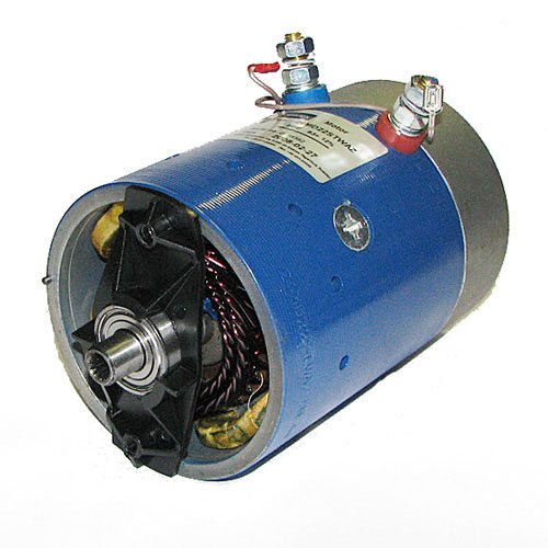 Motore 2 KW, 24 Volts, aperto, albero millerighe, senso di rotazione antiorario senza relè per Zepro - USATO