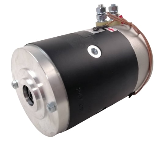 Motore 2 KW, 24 Volts, chiuso, femmina, senso di rotazione orario senza relè Dhollandia
