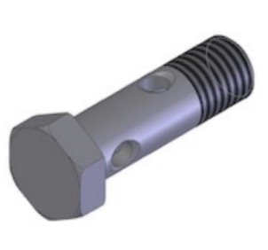 Double M10x1 Drilled Screw Dhollandia - USED