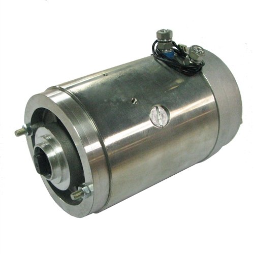 Motor 1,6 KW, 12 Voltios, cerrado, macho, sentido de rotación horario sin relé - USADO