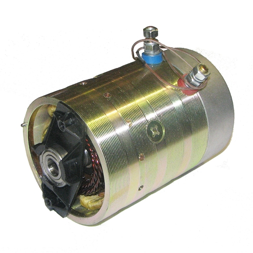 Motor 2 KW, 24 Voltios, abierto, hembra, sentido de rotación antihorario sin relé - USADO