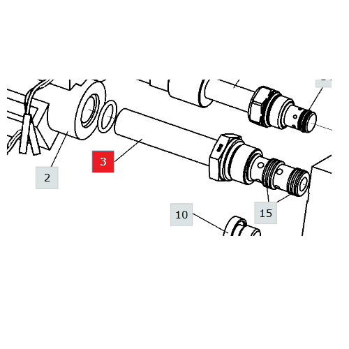 Cartouche de valve d'échange de filetage 3/4 UNF Zepro - D'OCCASION