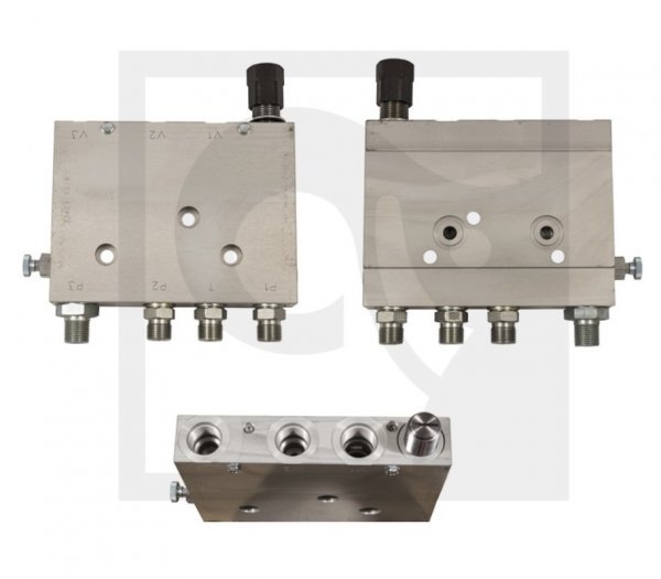 Aluminum Valve Block Zepro - USED