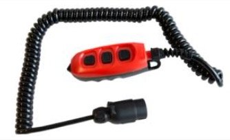 Control panel with 2-function coiled cable by Altimani