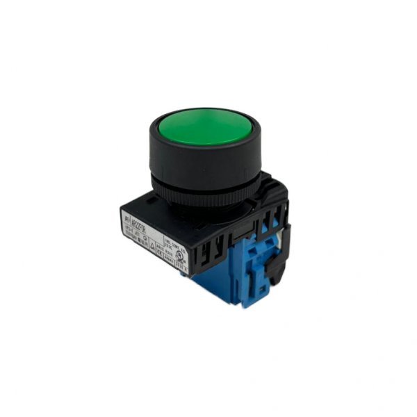 Pulsante verde con un contatto NO Altimani