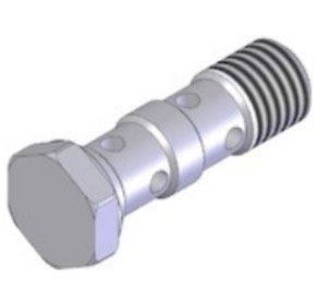 Vite forata doppio 3/8'' Dhollandia - USATO